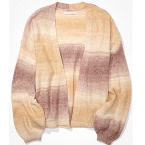 AE Space Dye Cardigan Medium Oversized NWOT